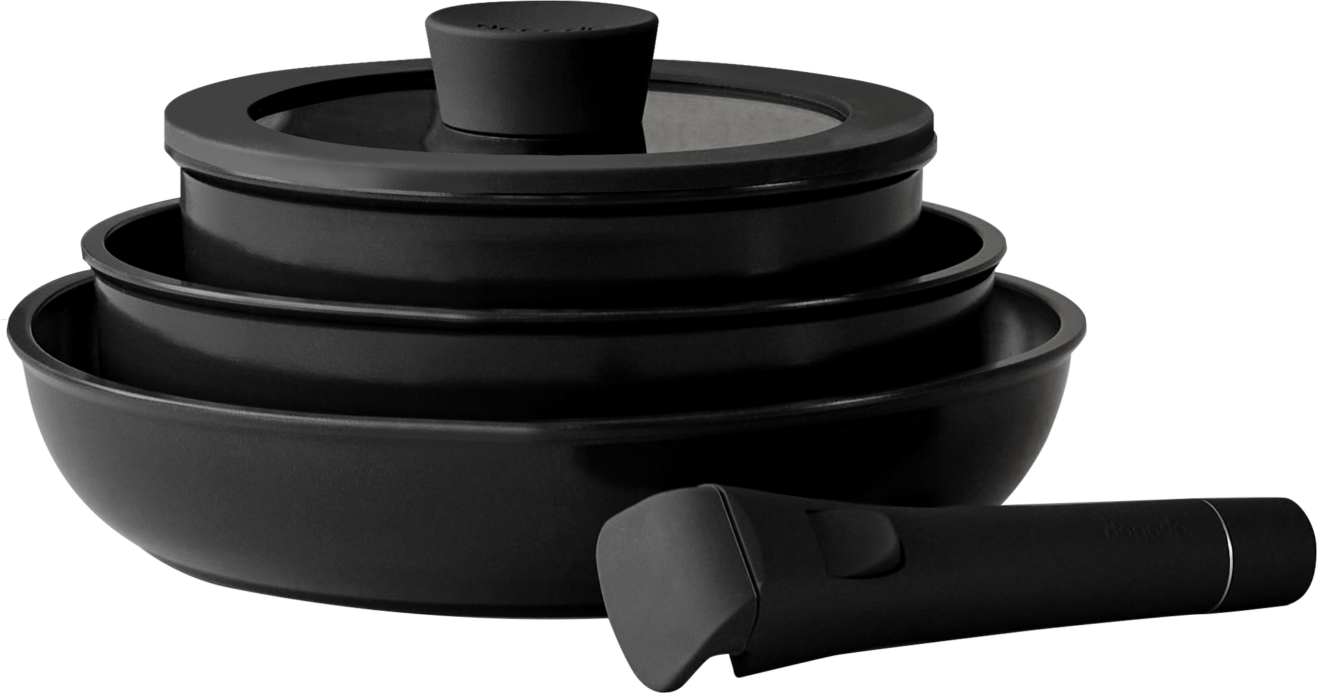 DOGADO Multi Purpose Detachable Handle All-in-One Cookware Set 6